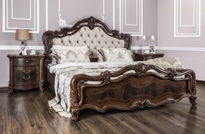 Кровать двуспальная Илона с мягким изголовьем (1800) караваджо в Талице - talica.ok-mebel.com | фото