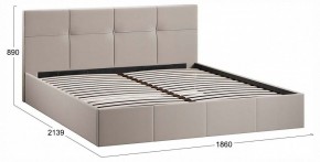 Кровать двуспальная Лора с ПМ в Талице - talica.ok-mebel.com | фото 4