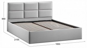 Кровать двуспальная Стелла с ПМ Тип 1 в Талице - talica.ok-mebel.com | фото 3