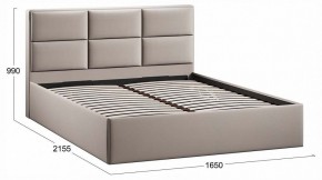 Кровать двуспальная Стелла с ПМ Тип 1 в Талице - talica.ok-mebel.com | фото 4