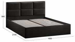 Кровать двуспальная Стелла с ПМ Тип 1 в Талице - talica.ok-mebel.com | фото 3
