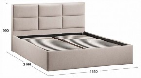 Кровать двуспальная Стелла с ПМ Тип 1 в Талице - talica.ok-mebel.com | фото 4
