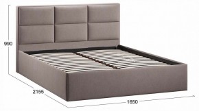 Кровать двуспальная Стелла с ПМ Тип 1 в Талице - talica.ok-mebel.com | фото 4
