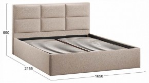Кровать двуспальная Стелла с ПМ Тип 1 в Талице - talica.ok-mebel.com | фото 2