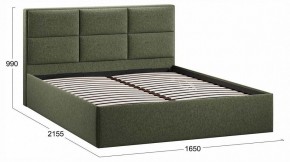Кровать двуспальная Стелла с ПМ Тип 1 в Талице - talica.ok-mebel.com | фото 4