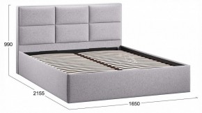 Кровать двуспальная Стелла с ПМ Тип 1 в Талице - talica.ok-mebel.com | фото 4