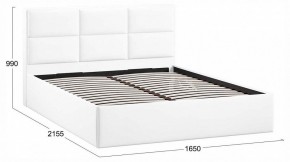 Кровать двуспальная Стелла с ПМ Тип 1 в Талице - talica.ok-mebel.com | фото 4