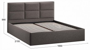 Кровать двуспальная Стелла с ПМ Тип 1 в Талице - talica.ok-mebel.com | фото 4