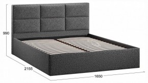 Кровать двуспальная Стелла с ПМ Тип 1 в Талице - talica.ok-mebel.com | фото 4