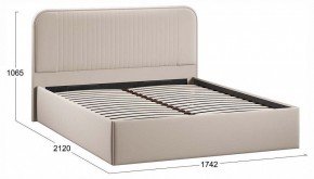 Кровать двуспальная Тиффани с ПМ Тип 1 в Талице - talica.ok-mebel.com | фото 4