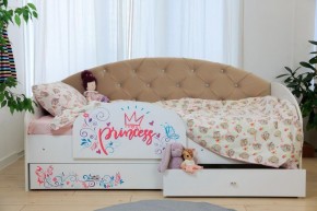 Кровать Эльза на щитах  + Бортик в Талице - talica.ok-mebel.com | фото 2