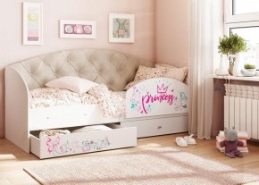 Кровать Эльза на щитах  + Бортик в Талице - talica.ok-mebel.com | фото 4