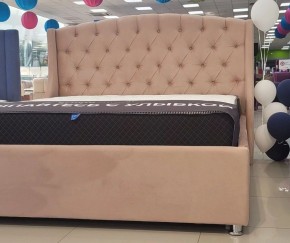 Кровать Франческа + Решетка+ПМ+Дно (1600) в Талице - talica.ok-mebel.com | фото 2