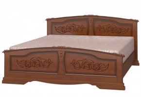 ЕЛЕНА Кровать из массива 1800 (Орех) в Талице - talica.ok-mebel.com | фото 1