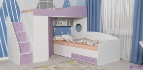 Кровать Кадет-2 с универсальной лестницей в Талице - talica.ok-mebel.com | фото 3
