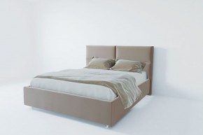 Кровать Корсика с ПМ 1200 (велюр светло-серый) в Талице - talica.ok-mebel.com | фото 2