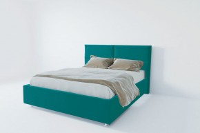 Кровать Корсика с ПМ 1400 (велюр бирюзовый) в Талице - talica.ok-mebel.com | фото 2