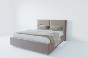 Кровать Корсика с ПМ 1400 (велюр серый) в Талице - talica.ok-mebel.com | фото 2