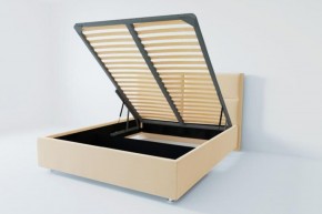 Кровать Корсика с ПМ 1800 (экокожа бежевая) в Талице - talica.ok-mebel.com | фото