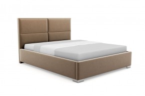 Кровать Квин интерьерная +основание (80х200) 1 кат. ткани в Талице - talica.ok-mebel.com | фото
