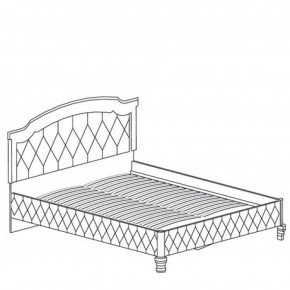 Кровать с обивкой №490 Марлен (1800) Кремовый белый в Талице - talica.ok-mebel.com | фото 2