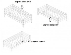 Кровать одноярусная Сонечка (800*1900) модульная в Талице - talica.ok-mebel.com | фото 3