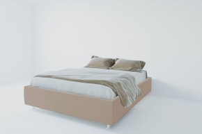 Кровать Подиум с ПМ 1200 (велюр серый) в Талице - talica.ok-mebel.com | фото