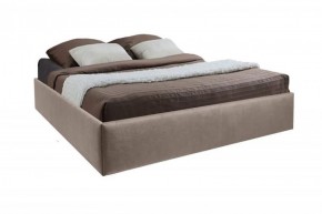 Кровать Подиум с ПМ 1400 (велюр серый) в Талице - talica.ok-mebel.com | фото 1
