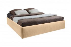 Кровать Подиум с ПМ 800 (экокожа бежевая) в Талице - talica.ok-mebel.com | фото 2