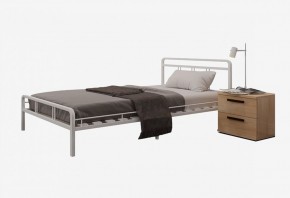 Кровать "Леон" Белая (1200*2000) (ножки-белые) в Талице - talica.ok-mebel.com | фото 2