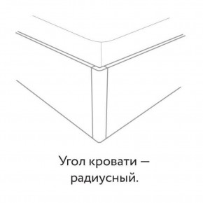 Кровать "Сандра" БЕЗ основания 1600х2000 в Талице - talica.ok-mebel.com | фото 3