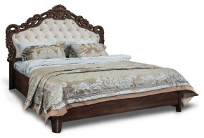 Кровать с мягким изголовьем "Патрисия", ламели (1600) караваджо в Талице - talica.ok-mebel.com | фото