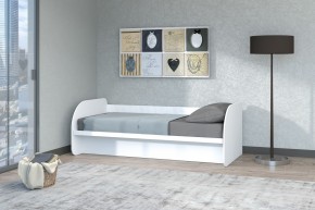 Кровать Сказка с ПМ 900 (Белый текстурный) в Талице - talica.ok-mebel.com | фото