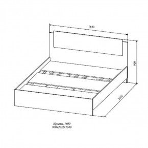 СОФИ СКР1600.1 Кровать 1600 в Талице - talica.ok-mebel.com | фото 2