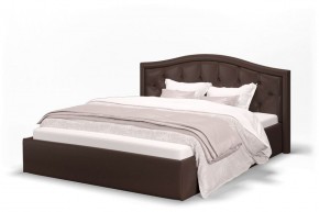 Кровать Стелла 1200 + Основание (Лесмо brown) коричневый в Талице - talica.ok-mebel.com | фото 1