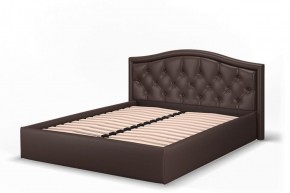Кровать Стелла 1200 + Основание (Лесмо brown) коричневый в Талице - talica.ok-mebel.com | фото 3