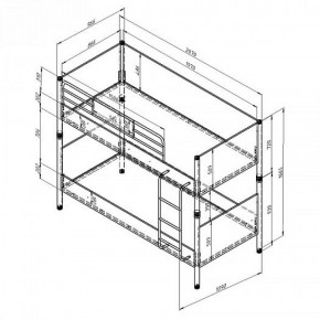 Кровать-трансформер Дельта Лофт-20.02.02 Белый в Талице - talica.ok-mebel.com | фото 3