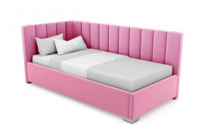 Кровать угловая Хлоя интерьерная +основание (80х200) в Талице - talica.ok-mebel.com | фото 12