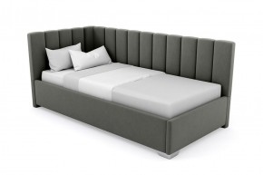 Кровать угловая Хлоя интерьерная +основание (90х200) в Талице - talica.ok-mebel.com | фото 4