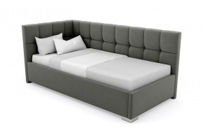 Кровать угловая Мия интерьерная +основание (80х200) в Талице - talica.ok-mebel.com | фото 4
