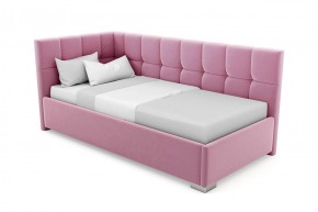 Кровать угловая Мия интерьерная +основание (80х200) в Талице - talica.ok-mebel.com | фото 6
