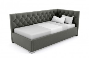Кровать угловая Виола интерьерная +основание (120х200) в Талице - talica.ok-mebel.com | фото 3