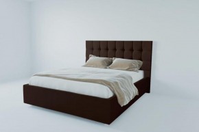 Кровать Венеция без основания 1800 (экокожа коричневая) в Талице - talica.ok-mebel.com | фото