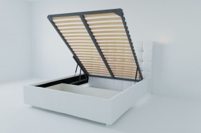 Кровать Венеция с ПМ 1800 (экокожа белая) в Талице - talica.ok-mebel.com | фото