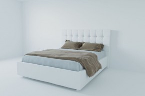 Кровать Венеция с ПМ 2000 (экокожа белая) в Талице - talica.ok-mebel.com | фото 2