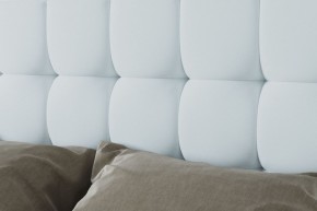 Кровать Венеция с ПМ 2000 (экокожа белая) в Талице - talica.ok-mebel.com | фото 3