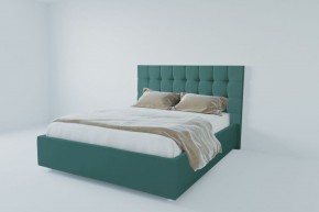 Кровать Венеция с ПМ 2000 (велюр бирюзовый) в Талице - talica.ok-mebel.com | фото 2