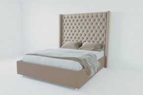 Кровать Версаль ЛЮКС без основания 900 (велюр серый) в Талице - talica.ok-mebel.com | фото