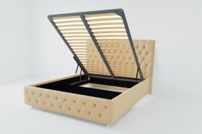 Кровать Версаль с ПМ 900 (экокожа бежевая) в Талице - talica.ok-mebel.com | фото 2