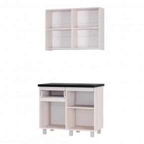 Кухня Тренд 1.0 м (Ясень белый) в Талице - talica.ok-mebel.com | фото 2